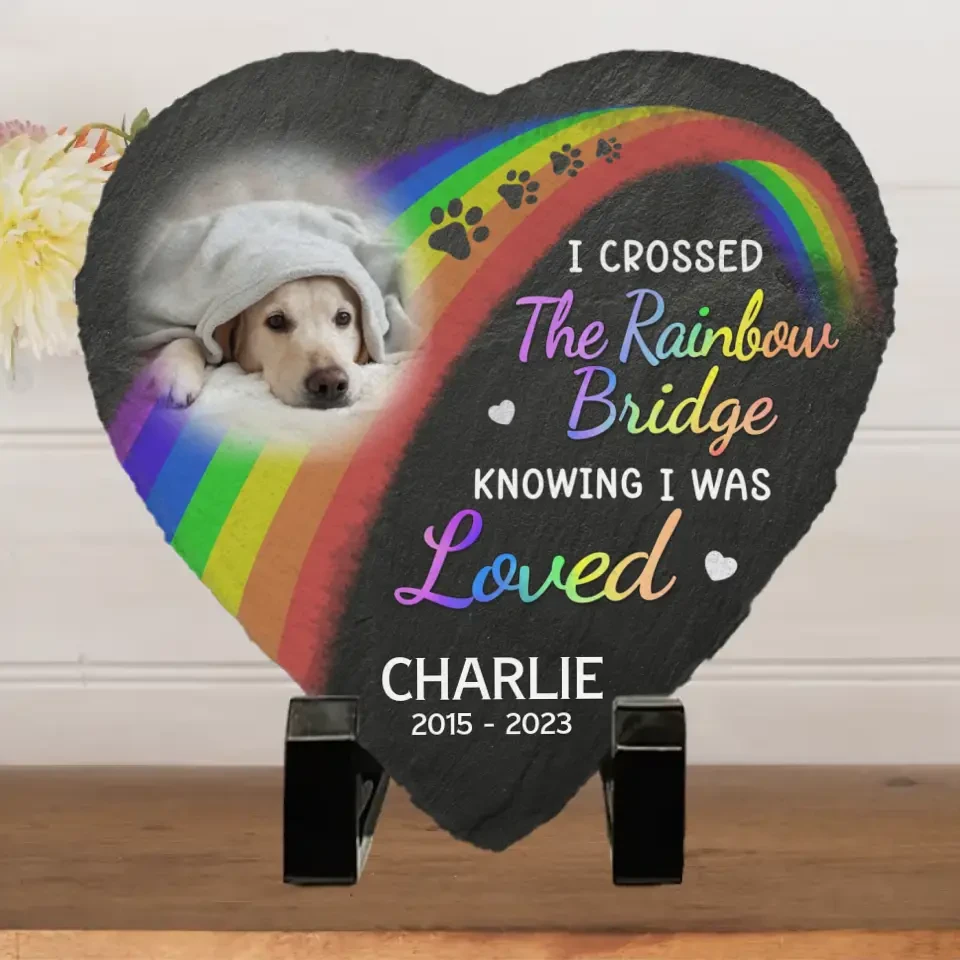 Memorial Personalized Custom Heart Shaped Memorial Stone - New Arrival, Sympathy Gift For Pet Owners, Pet Lovers AMZ 2 Memorial Personalized Custom Heart Shaped Memorial Stone - New Arrival, Sympathy Gift For Pet Owners, Pet Lovers AMZ - Image 2