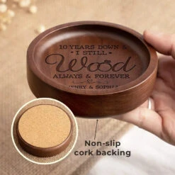 Together With You Is My Favorite Place To Be - Couple Personalized Custom Wooden Jewelry Dish - Gift For Husband Wife, Anniversary 8 Together With You Is My Favorite Place To Be - Couple Personalized Custom Wooden Jewelry Dish - Gift For Husband Wife, Anniversary -Pawfect House Store 66a897b840336