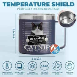 Custom Photo Catnip Made Me Do It - Dog & Cat Personalized Custom 14oz Stainless Steel Tumbler With Handle - Gift For Pet Owners, Pet Lovers 16 Custom Photo Catnip Made Me Do It - Dog & Cat Personalized Custom 14oz Stainless Steel Tumbler With Handle - Gift For Pet Owners, Pet Lovers -Pawfect House Store 66a9ab7c0f672