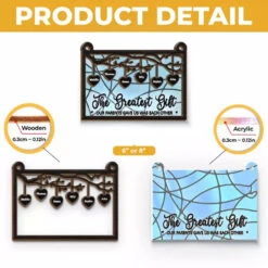 The Greatest Gift Our Parents Gave Us - Family Personalized Window Hanging Suncatcher - Gift For Family Members 9 The Greatest Gift Our Parents Gave Us - Family Personalized Window Hanging Suncatcher - Gift For Family Members -Pawfect House Store 66a9e47f75718