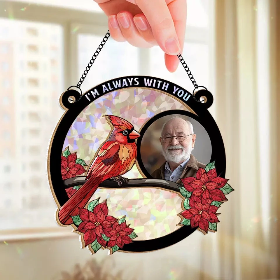 Custom Photo I Have So Much Of You In My Heart - Memorial Personalized Window Hanging Suncatcher - Sympathy Gift For Family Members 3 Custom Photo I Have So Much Of You In My Heart - Memorial Personalized Window Hanging Suncatcher - Sympathy Gift For Family Members - Image 3