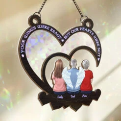 Your Presence Blessed Us, Your Memory Endures - Memorial Personalized Window Hanging Suncatcher - Sympathy Gift For Family Members -Pawfect House Store 66a9ee31f3829