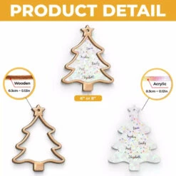 Fairy Lights On Winter Nights - Family Personalized Window Hanging Suncatcher - Christmas Gift For Family Members -Pawfect House Store 66a9f146b78d6