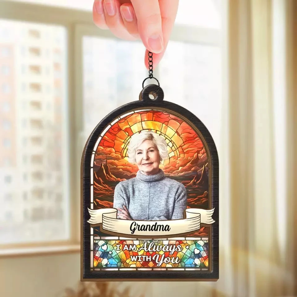 Custom Photo I Will Always Remember You - Memorial Personalized Window Hanging Suncatcher - Sympathy Gift For Family Members, Pet Owners, Pet Lovers 3 Custom Photo I Will Always Remember You - Memorial Personalized Window Hanging Suncatcher - Sympathy Gift For Family Members, Pet Owners, Pet Lovers - Image 3