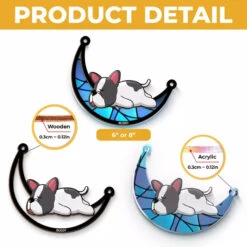 Crossing The Rainbow Bridge, Leaving Imprints On Our Hearts - Memorial Personalized Window Hanging Suncatcher - Sympathy Gift For Pet Owners, Pet Lovers -Pawfect House Store 66a9f91b425de