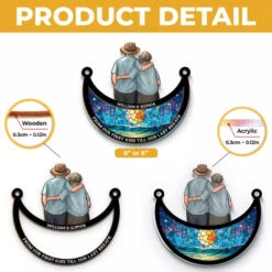 God Gave Me You - Couple Personalized Window Hanging Suncatcher - Gift For Husband Wife, Anniversary -Pawfect House Store 66a9fc8bcd51a