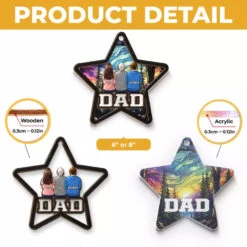 You Are The Sunshine Of My Life - Family Personalized Window Hanging Suncatcher - Father's Day, Gift For Dad, Grandpa -Pawfect House Store 66aa014176887