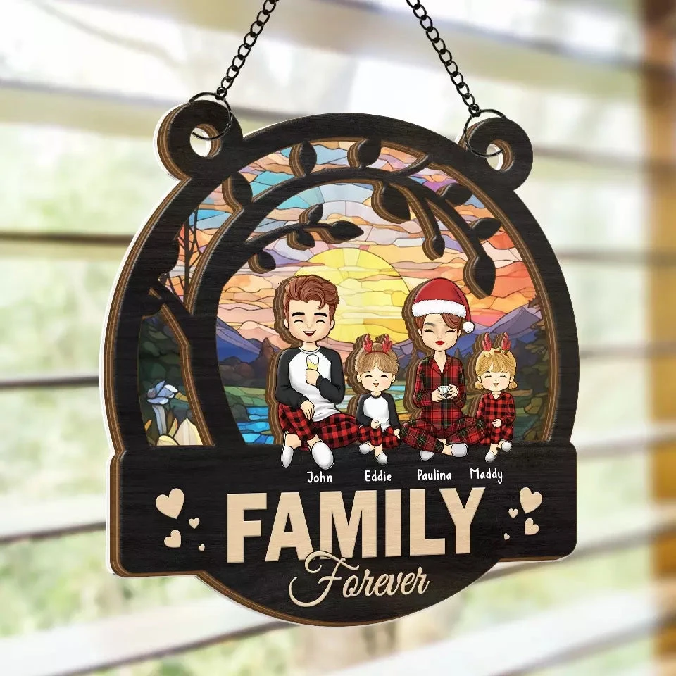 This Is Us - Family Personalized Window Hanging Suncatcher - Christmas Gift For Family Members 4 This Is Us - Family Personalized Window Hanging Suncatcher - Christmas Gift For Family Members - Image 4