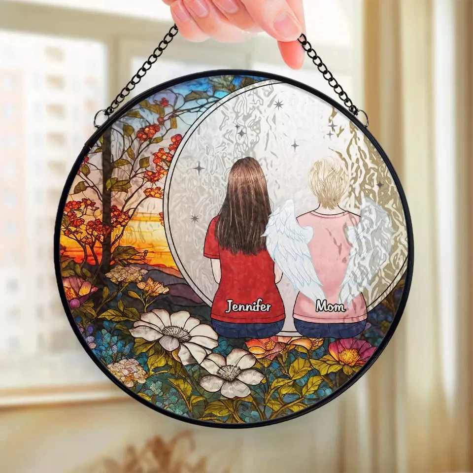 Our Memories Are Countless - Memorial Personalized Custom Stained Glass Window Hanging Suncatcher - Sympathy Gift For Family Members 4 Our Memories Are Countless - Memorial Personalized Custom Stained Glass Window Hanging Suncatcher - Sympathy Gift For Family Members - Image 4