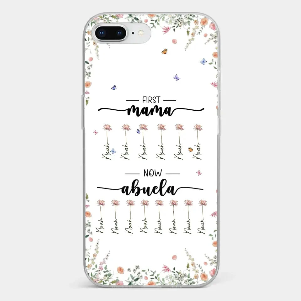 First Mom Now Granny - Family Personalized Custom Clear Phone Case - Gift For Mom, Grandma 4 First Mom Now Granny - Family Personalized Custom Clear Phone Case - Gift For Mom, Grandma - Image 4