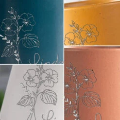 Friendship Is A Beautiful Bloom - Bestie Personalized Custom Pottery Mug - Gift For Best Friends, BFF, Sisters -Pawfect House Store 66b57e35b642b