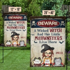 A Witch’s Cat Is Full Of Magic - Cat Personalized Custom Flag - Halloween Gift For Pet Owners, Pet Lovers 7 A Witch’s Cat Is Full Of Magic - Cat Personalized Custom Flag - Halloween Gift For Pet Owners, Pet Lovers -Pawfect House Store 66b59b9cc706d