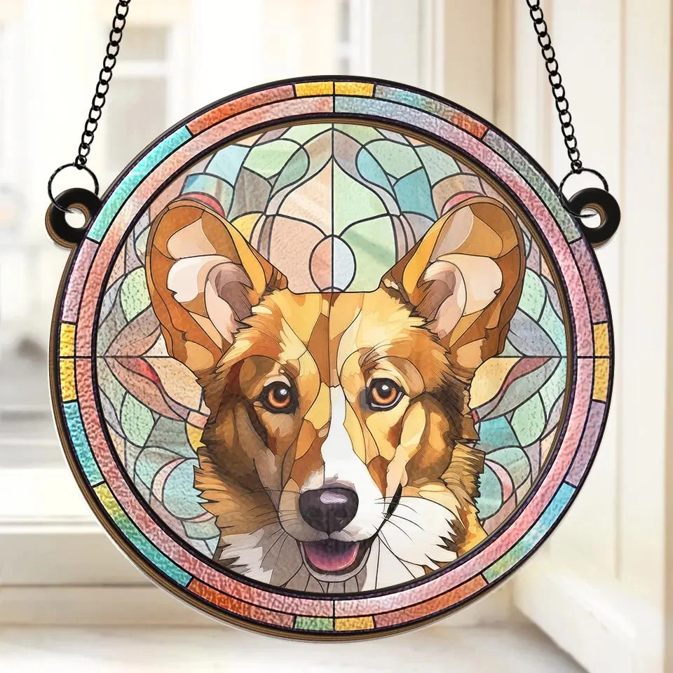 Custom Photo Life Is Simply Better With A Furry Friend Around - Memorial Personalized Window Hanging Suncatcher Ornament - Christmas Gift, Sympathy Gift For Pet Owners, Pet Lovers 1 Custom Photo Life Is Simply Better With A Furry Friend Around - Memorial Personalized Window Hanging Suncatcher Ornament - Christmas Gift, Sympathy Gift For Pet Owners, Pet Lovers