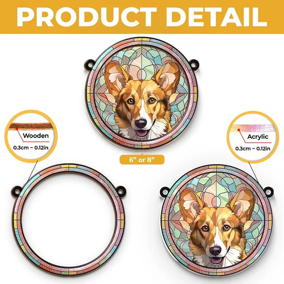 Custom Photo Life Is Simply Better With A Furry Friend Around - Memorial Personalized Window Hanging Suncatcher Ornament - Christmas Gift, Sympathy Gift For Pet Owners, Pet Lovers 5 Custom Photo Life Is Simply Better With A Furry Friend Around - Memorial Personalized Window Hanging Suncatcher Ornament - Christmas Gift, Sympathy Gift For Pet Owners, Pet Lovers - Image 5