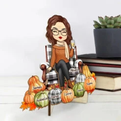 We're Always With You - Family Personalized Custom 2-Layered Wooden Plaque With Stand - Gift For Mom, Grandma 7 We're Always With You - Family Personalized Custom 2-Layered Wooden Plaque With Stand - Gift For Mom, Grandma -Pawfect House Store 66b9eadd58da3