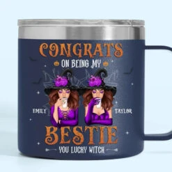 Congrats On Being My Sister - Bestie Personalized Custom 14oz Stainless Steel Tumbler With Handle - Halloween Gift For Best Friends, BFF, Sisters 14 Congrats On Being My Sister - Bestie Personalized Custom 14oz Stainless Steel Tumbler With Handle - Halloween Gift For Best Friends, BFF, Sisters -Pawfect House Store 66bb173b98f35