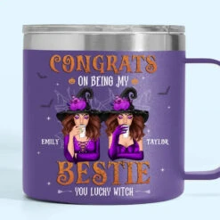 Congrats On Being My Sister - Bestie Personalized Custom 14oz Stainless Steel Tumbler With Handle - Halloween Gift For Best Friends, BFF, Sisters 15 Congrats On Being My Sister - Bestie Personalized Custom 14oz Stainless Steel Tumbler With Handle - Halloween Gift For Best Friends, BFF, Sisters -Pawfect House Store 66bb173e11073