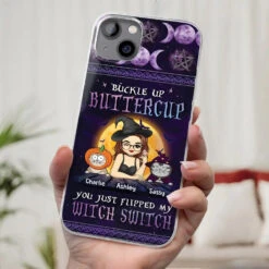 You Just Flipped My Witch Switch - Cat Personalized Custom Clear Phone Case - Halloween Gift For Pet Owners, Pet Lovers 8 You Just Flipped My Witch Switch - Cat Personalized Custom Clear Phone Case - Halloween Gift For Pet Owners, Pet Lovers -Pawfect House Store 66bc1eaa1e9c4