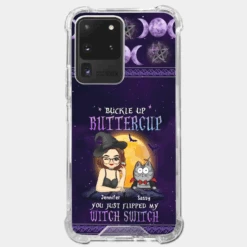 You Just Flipped My Witch Switch - Cat Personalized Custom Clear Phone Case - Halloween Gift For Pet Owners, Pet Lovers 11 You Just Flipped My Witch Switch - Cat Personalized Custom Clear Phone Case - Halloween Gift For Pet Owners, Pet Lovers -Pawfect House Store 66bc25e78016f