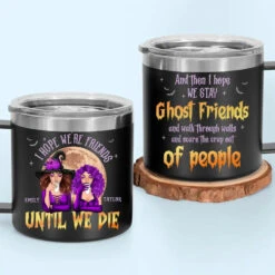 Besties For Life, The Bond Never Fades - Bestie Personalized Custom 14oz Stainless Steel Tumbler With Handle - Halloween Gift For Best Friends, BFF, Sisters 12 Besties For Life, The Bond Never Fades - Bestie Personalized Custom 14oz Stainless Steel Tumbler With Handle - Halloween Gift For Best Friends, BFF, Sisters -Pawfect House Store 66bc621f9b6ee
