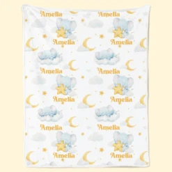 Such A Big Miracle, In Such A Little Elephant - Family Personalized Custom Baby Blanket - Gift For Baby Kids, Newborn Baby 15 Such A Big Miracle, In Such A Little Elephant - Family Personalized Custom Baby Blanket - Gift For Baby Kids, Newborn Baby -Pawfect House Store 66c31b496a062