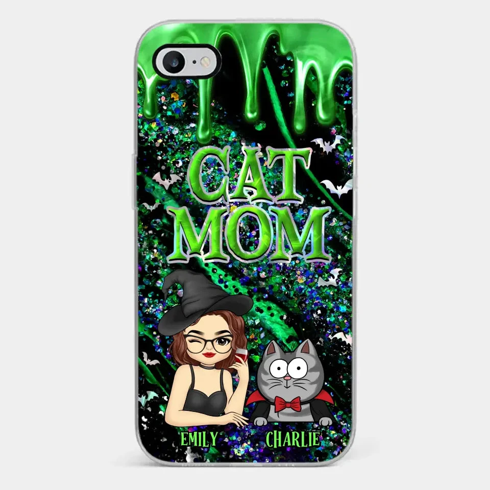 Witchy Vibes For Cat Mom This Halloween - Cat Personalized Custom Clear Phone Case - Halloween Gift For Pet Owners, Pet Lovers 2 Witchy Vibes For Cat Mom This Halloween - Cat Personalized Custom Clear Phone Case - Halloween Gift For Pet Owners, Pet Lovers - Image 2