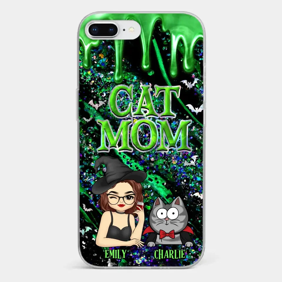 Witchy Vibes For Cat Mom This Halloween - Cat Personalized Custom Clear Phone Case - Halloween Gift For Pet Owners, Pet Lovers 3 Witchy Vibes For Cat Mom This Halloween - Cat Personalized Custom Clear Phone Case - Halloween Gift For Pet Owners, Pet Lovers - Image 3