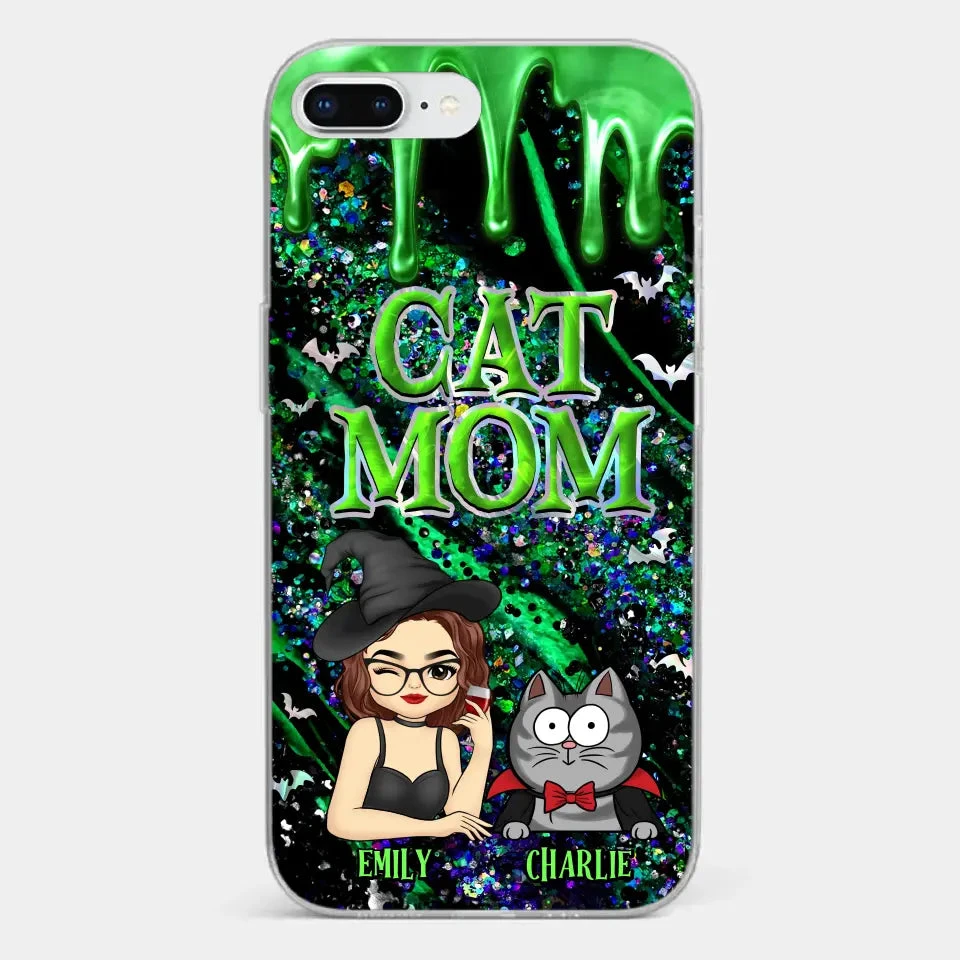 Witchy Vibes For Cat Mom This Halloween - Cat Personalized Custom Clear Phone Case - Halloween Gift For Pet Owners, Pet Lovers 4 Witchy Vibes For Cat Mom This Halloween - Cat Personalized Custom Clear Phone Case - Halloween Gift For Pet Owners, Pet Lovers - Image 4