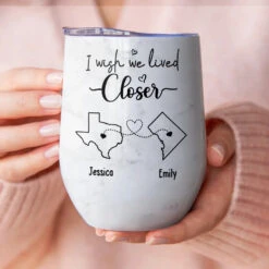 My Bestie Is Always In My Corner - Bestie Personalized Custom Wine Tumbler - Gift For Best Friends, BFF, Sisters