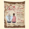 Memories Of Loved Ones Live On In The Stories We Share - Memorial Personalized Custom Blanket - Sympathy Gift For Family Members