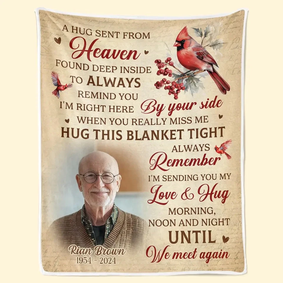 Custom Photo The Spirit Lives On Forever - Memorial Personalized Custom Blanket - Sympathy Gift For Family Members 1 Custom Photo The Spirit Lives On Forever - Memorial Personalized Custom Blanket - Sympathy Gift For Family Members