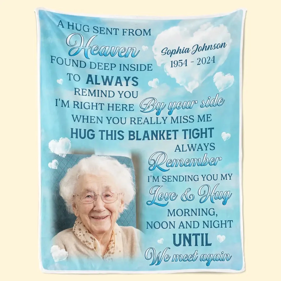 Custom Photo A Gift That Will Help To Heal A Broken Heart - Memorial Personalized Custom Blanket - Sympathy Gift For Family Members 1 Custom Photo A Gift That Will Help To Heal A Broken Heart - Memorial Personalized Custom Blanket - Sympathy Gift For Family Members