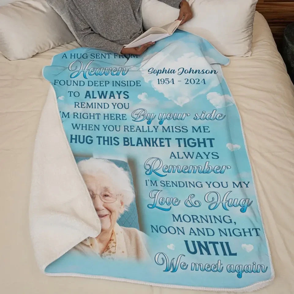 Custom Photo A Gift That Will Help To Heal A Broken Heart - Memorial Personalized Custom Blanket - Sympathy Gift For Family Members 5 Custom Photo A Gift That Will Help To Heal A Broken Heart - Memorial Personalized Custom Blanket - Sympathy Gift For Family Members - Image 5