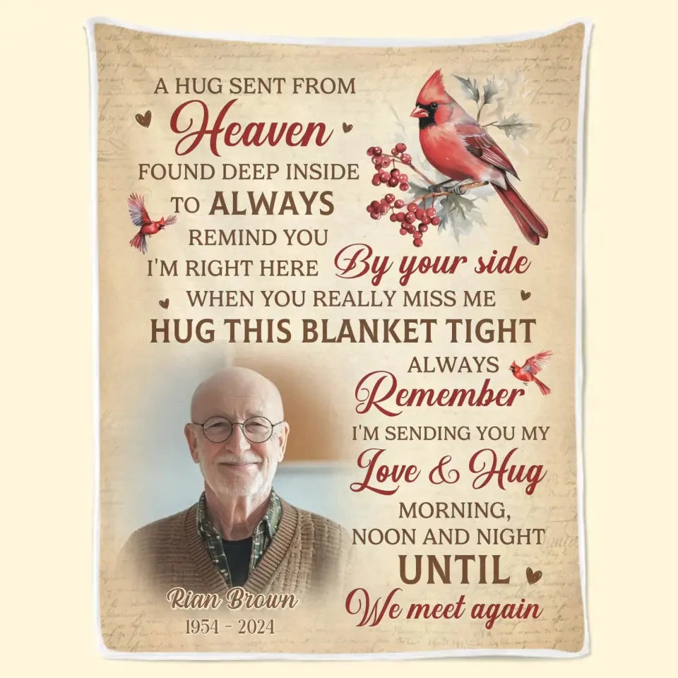 Custom Photo The Spirit Lives On Forever - Memorial Personalized Custom Blanket - Sympathy Gift For Family Members 6 Custom Photo The Spirit Lives On Forever - Memorial Personalized Custom Blanket - Sympathy Gift For Family Members - Image 6