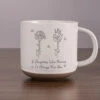 Love Is The Flower You’ve Got To Let Grow - Family Personalized Custom Pottery Mug - Gift For Mom, Daughter
