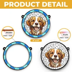 Custom Photo A Part Of One's Soul Remains Unawakened - Memorial Personalized Window Hanging Suncatcher - Sympathy Gift For Pet Owners, Pet Lovers -Pawfect House Store 66c6f6b6b128a large ef1807d3 37fb 4b37 b431 099d302a9d8d