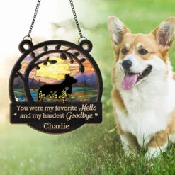 A Dog Wags His Tail With His Heart - Memorial Personalized Window Hanging Suncatcher - Sympathy Gift For Pet Owners, Pet Lovers 10 A Dog Wags His Tail With His Heart - Memorial Personalized Window Hanging Suncatcher - Sympathy Gift For Pet Owners, Pet Lovers -Pawfect House Store 66c850e2e9328 large 0ebd2467 1f8d 4b18 8d6a 8558f87956b3