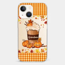 Autumn Fall Is For Cozy Moments With Family And Grandma - Family Personalized Custom Clear Phone Case - Autumn Fall Gift For Grandma -Pawfect House Store 66c8636c80cbb cfb04c64 0fcd 4f72 a725 6bdcf951d34f