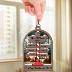 There’s Snow Place Like Home - Family Personalized Window Hanging Suncatcher - Christmas Gift For Family Members -Pawfect House Store 66cbf09bc1706