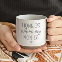 Home Is Where My Mom Is - Family Personalized Custom Pottery Mug - Gift For Mom, Grandma 11 Home Is Where My Mom Is - Family Personalized Custom Pottery Mug - Gift For Mom, Grandma -Pawfect House Store 66cc5f724391e