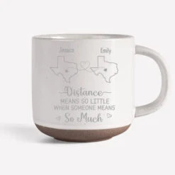True Friendship Knows No Distance - Bestie Personalized Custom Pottery Mug - Gift For Best Friends, BFF, Sisters 15 True Friendship Knows No Distance - Bestie Personalized Custom Pottery Mug - Gift For Best Friends, BFF, Sisters -Pawfect House Store 66cd30ffee539 6a1dc02a 2e2e 4cd8 91f6 1f112365cbb6