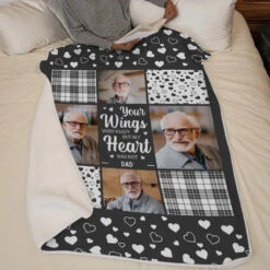 Custom Photo We Miss You And Love You Always - Memorial Personalized Custom Blanket - Sympathy Gift For Family Members -Pawfect House Store 66cd3f9e7c719