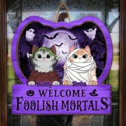 Witch Better Have My Treats - Cat Personalized Custom Home Decor Wood Sign - Halloween Gift For Pet Owners, Pet Lovers -Pawfect House Store 66cd8cdf612bc