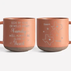 Though We May Be Far Apart, We Are Always Close At Heart - Family Personalized Custom Pottery Mug - Gift For Family Members 16 Though We May Be Far Apart, We Are Always Close At Heart - Family Personalized Custom Pottery Mug - Gift For Family Members -Pawfect House Store 66cda63b90f2c 73034531 f694 402f 9d2d 912d6f36ec1d