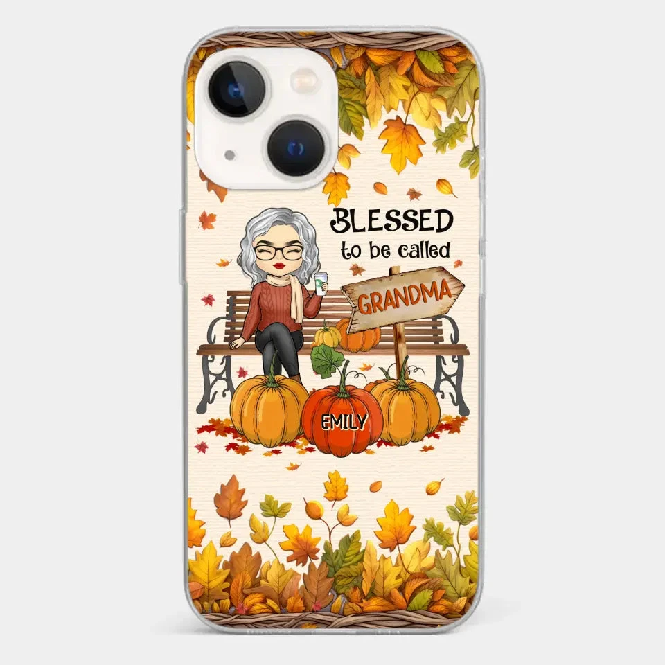 Grandma's Love Is The Heart Of Our Family - Family Personalized Custom Clear Phone Case - Autumn Fall Gift For Grandma 17 Grandma's Love Is The Heart Of Our Family - Family Personalized Custom Clear Phone Case - Autumn Fall Gift For Grandma - Image 17