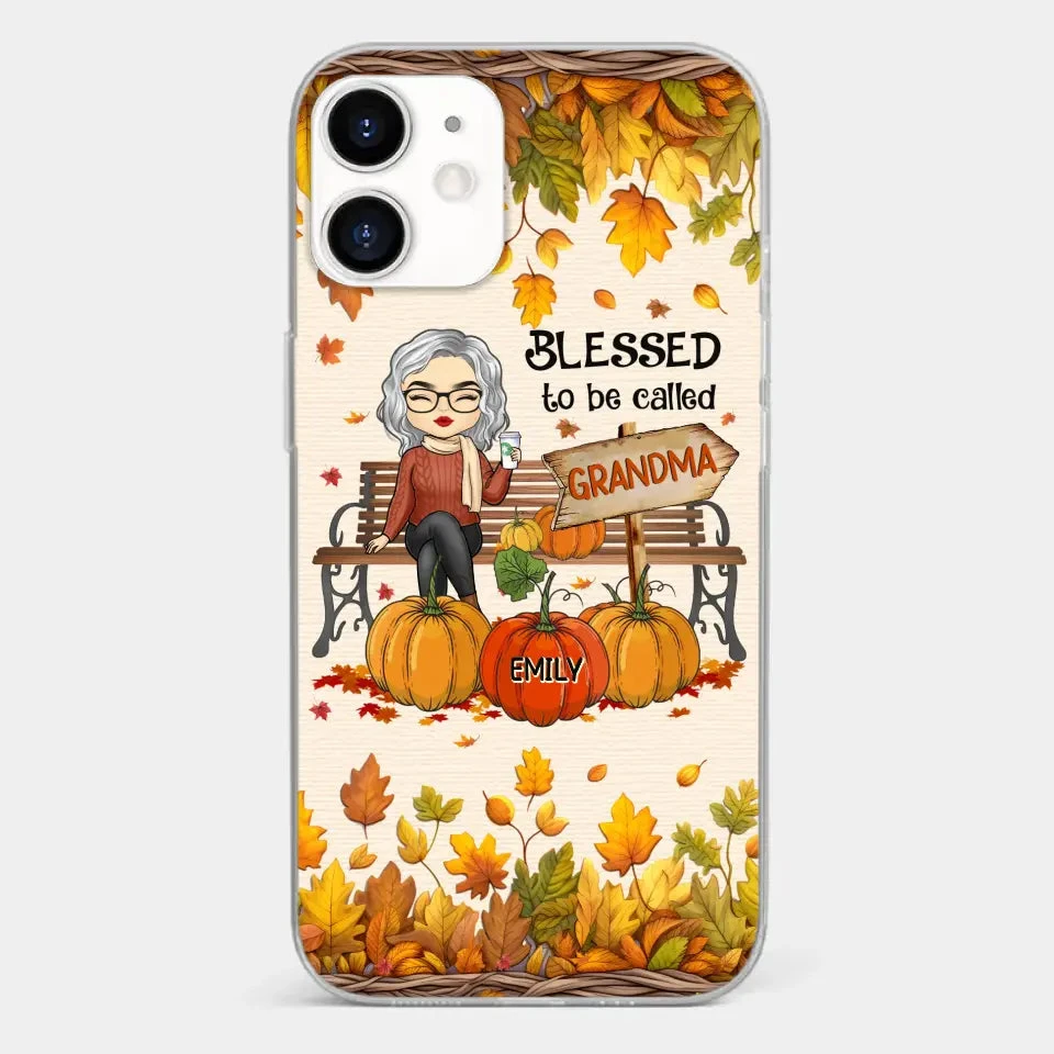 Grandma's Love Is The Heart Of Our Family - Family Personalized Custom Clear Phone Case - Autumn Fall Gift For Grandma 9 Grandma's Love Is The Heart Of Our Family - Family Personalized Custom Clear Phone Case - Autumn Fall Gift For Grandma - Image 9