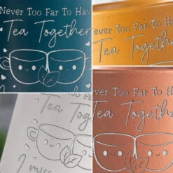 Our Friendship Knows No Distance - Bestie Personalized Custom Pottery Mug - Gift For Best Friends, BFF, Sisters -Pawfect House Store 66cee3654a88d