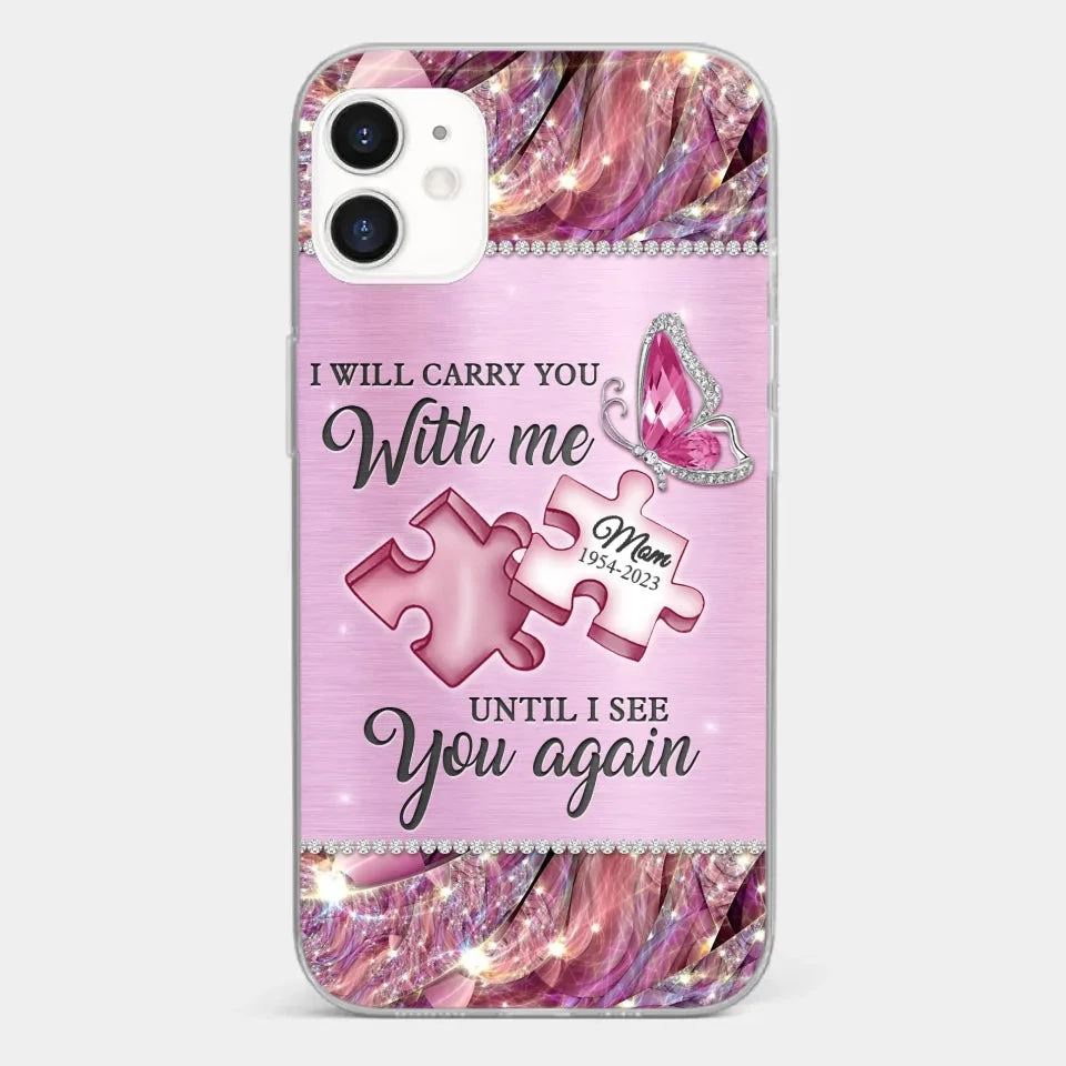 A Piece Of My Heart Lives In Heaven - Memorial Personalized Custom Clear Phone Case - Sympathy Gift For Family Members 6 A Piece Of My Heart Lives In Heaven - Memorial Personalized Custom Clear Phone Case - Sympathy Gift For Family Members - Image 6