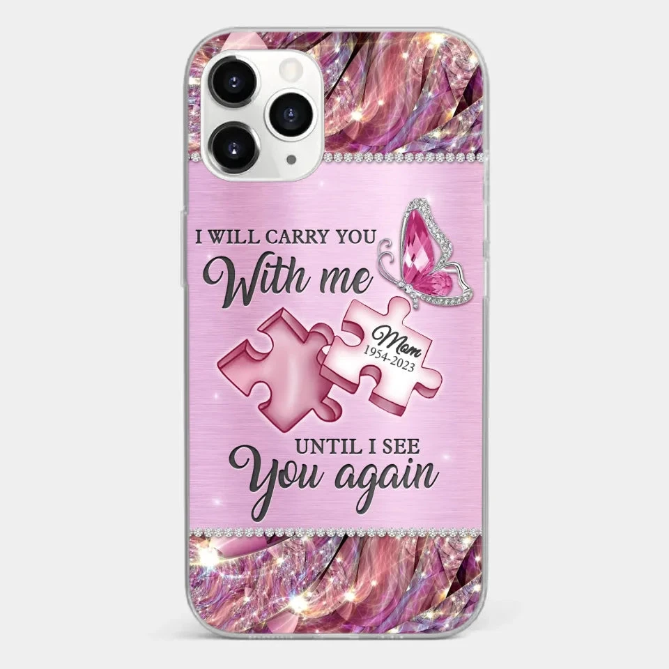 A Piece Of My Heart Lives In Heaven - Memorial Personalized Custom Clear Phone Case - Sympathy Gift For Family Members 7 A Piece Of My Heart Lives In Heaven - Memorial Personalized Custom Clear Phone Case - Sympathy Gift For Family Members - Image 7