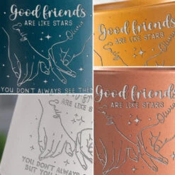 Good Friends Are Like Stars - Bestie Personalized Custom Pottery Mug - Gift For Best Friends, BFF, Sisters -Pawfect House Store 66d7d030a8d15
